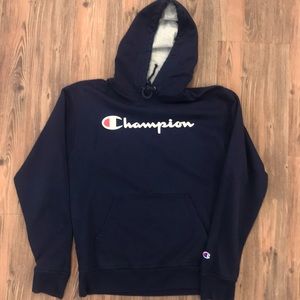 Champion hoodie navy blue